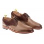 Oferta Marimea  43 Pantofi barbati casual din piele naturala Bej - Maro SIR GKR